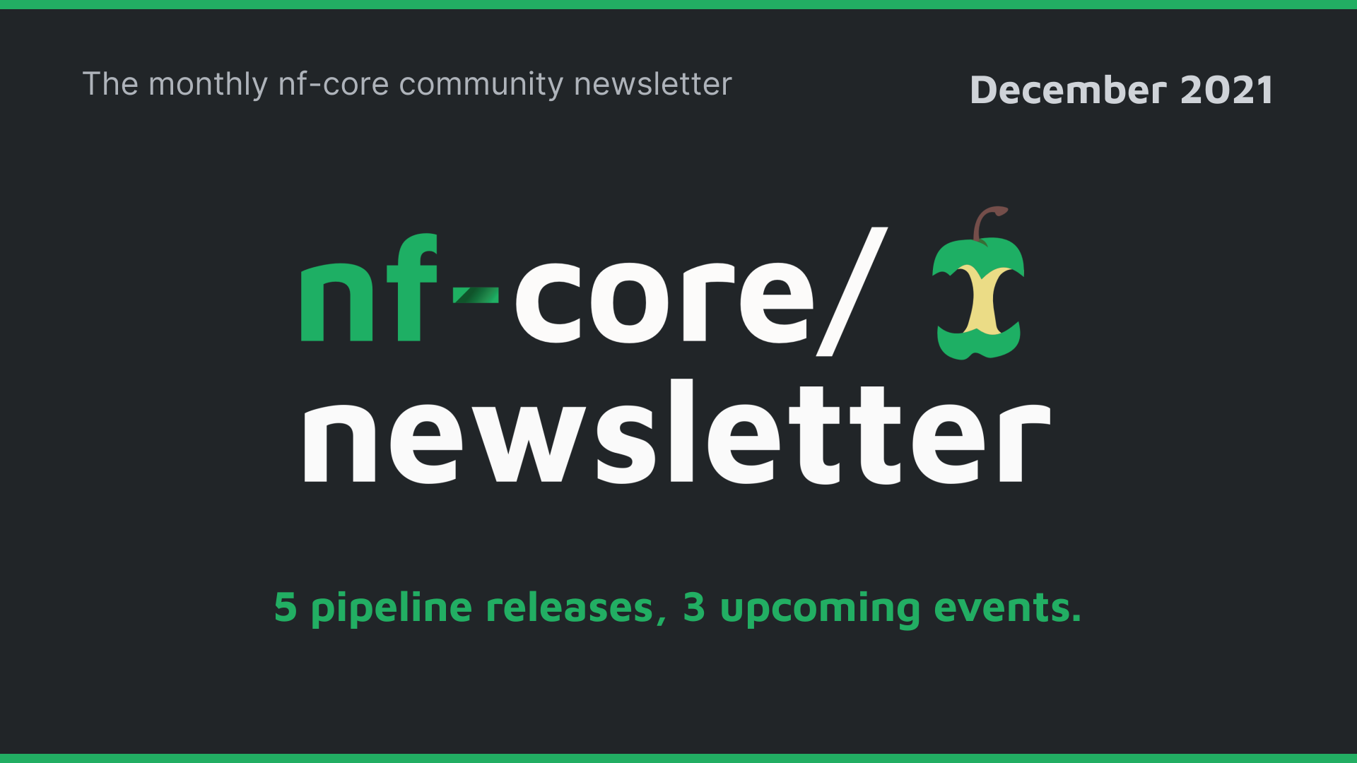 nf-core newsletter — December 2021