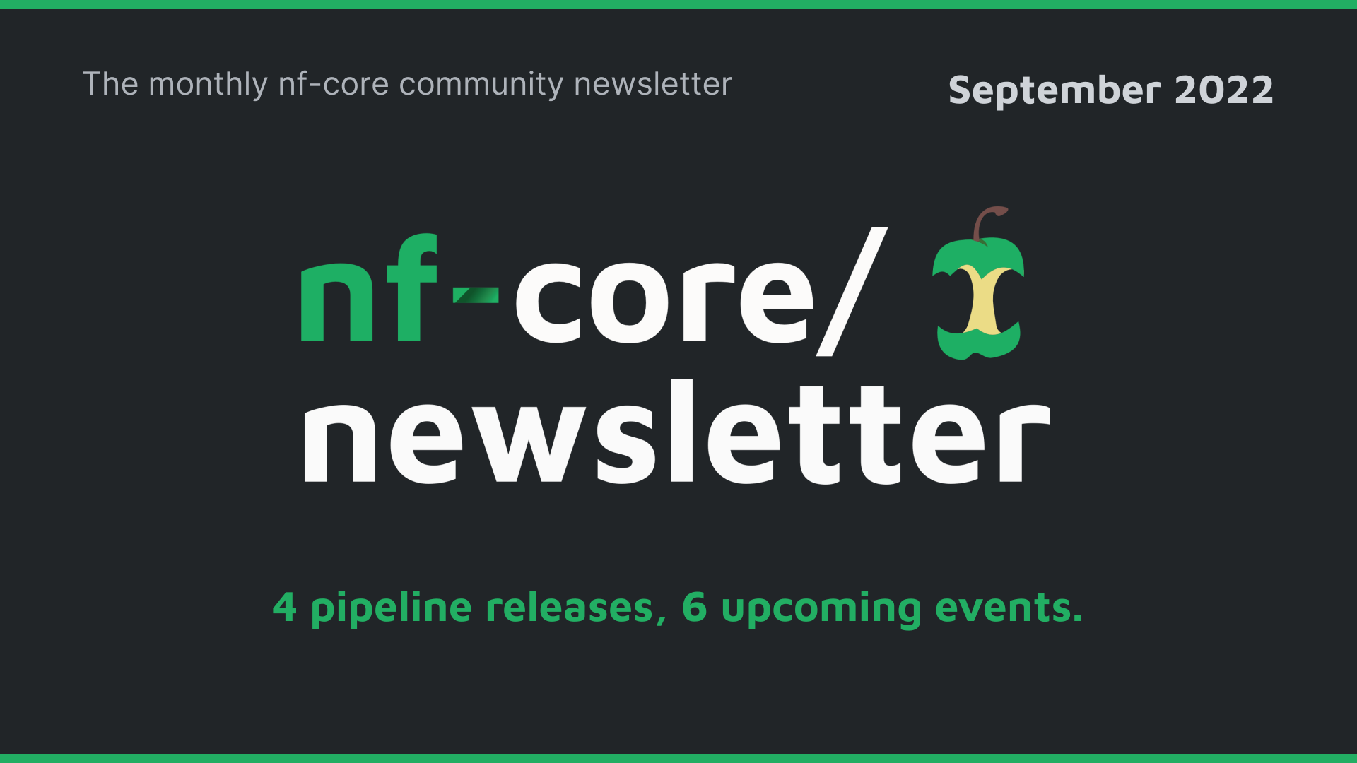 nf-core newsletter — September 2022