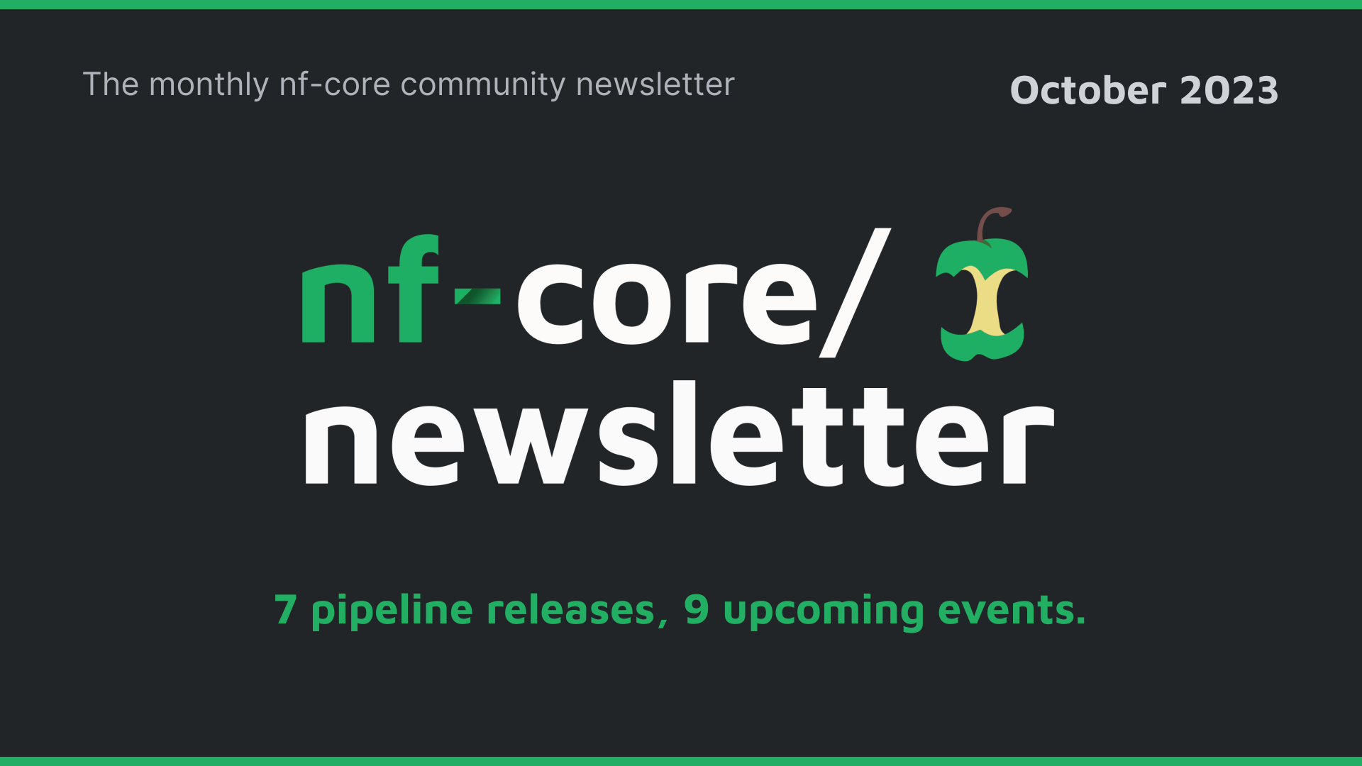 nf-core newsletter — October 2023