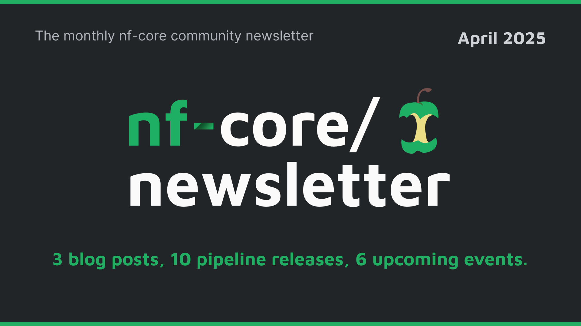 nf-core newsletter — April 2025
