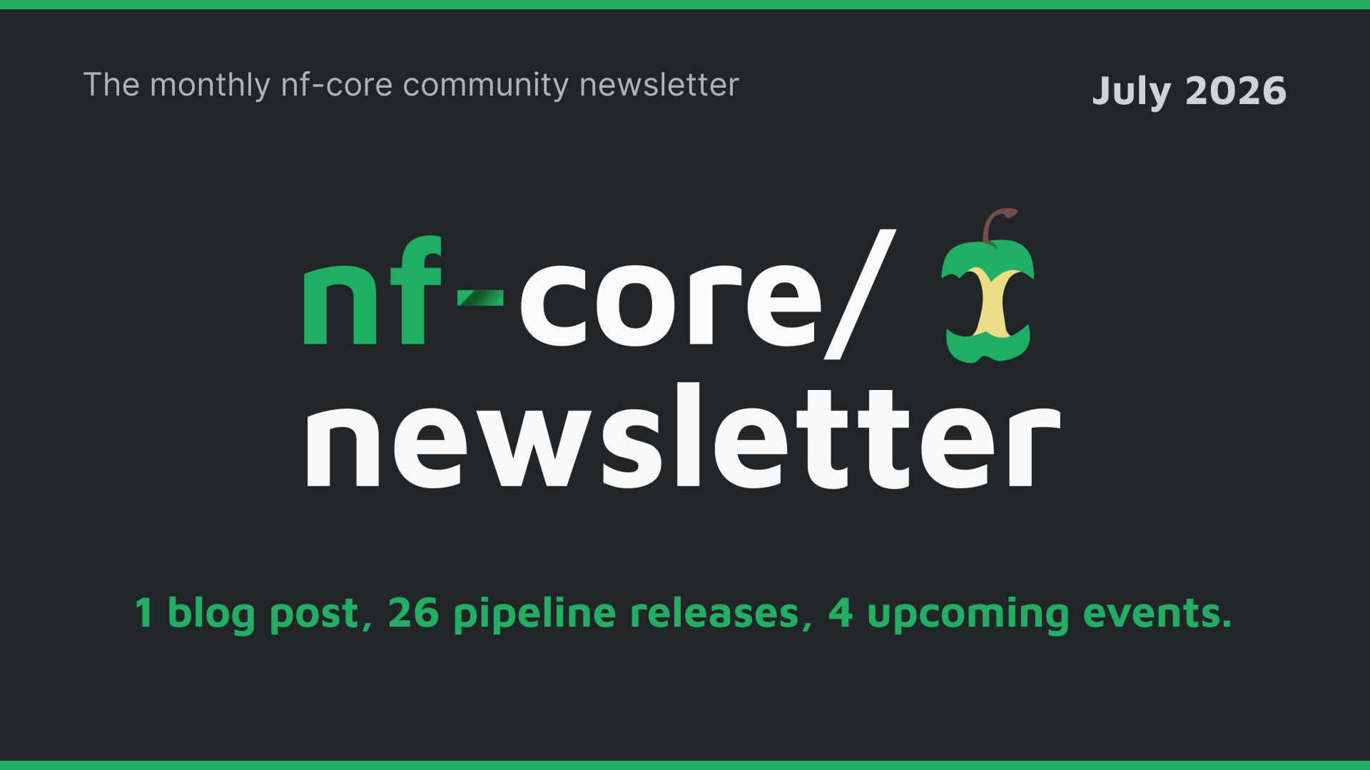 nf-core newsletter — July 2026